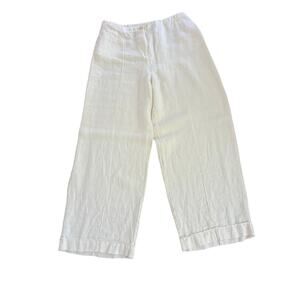 FLax Linen Buckaroo Wide Leg Pants (NWT) - Large - Opal